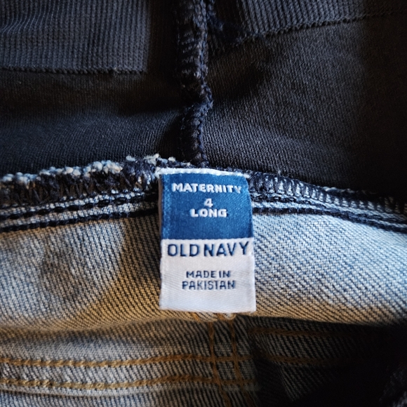 Old Navy Maternity Full Panel OG Loose Ripped Jeans - Picture 4 of 4